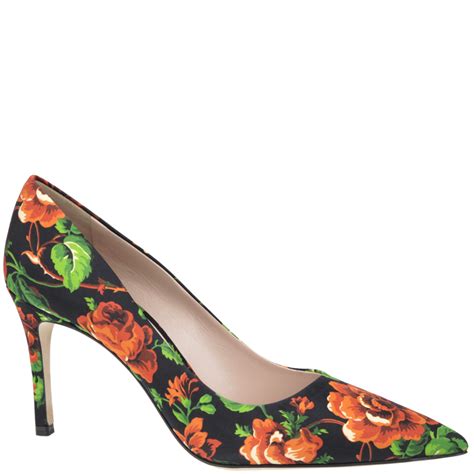 miu miu floral heels|miumiu pumps heels.